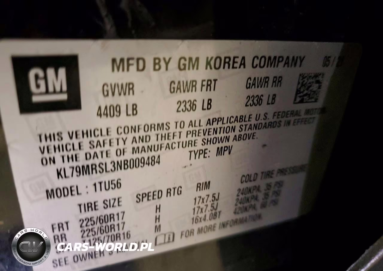 2022 Chevrolet Trailblazer Lt VIN:KL79MRSL3NB009484 - 14