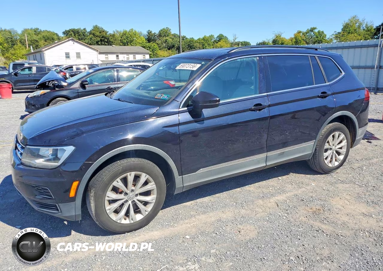 2018 Volkswagen Tiguan Se VIN:3VV3B7AX1JM041751 - 1
