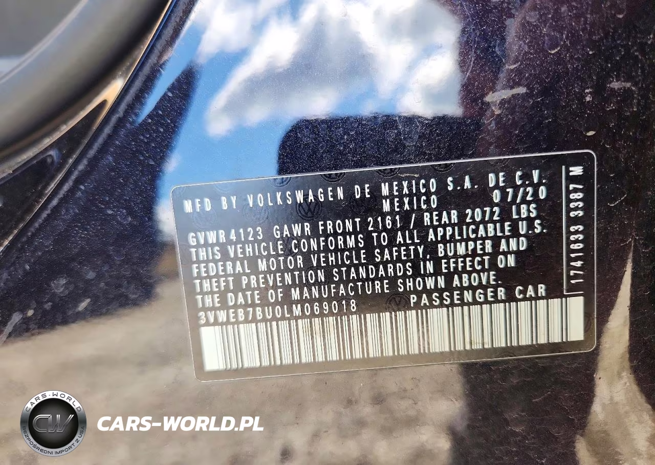 2020 Volkswagen Jetta Sel VIN:3VWEB7BU0LM069018 - 12