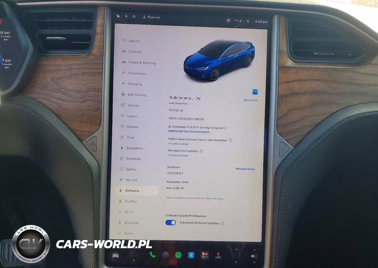 2020 Tesla Model X VIN:5YJXCAE29LF286331 - 9