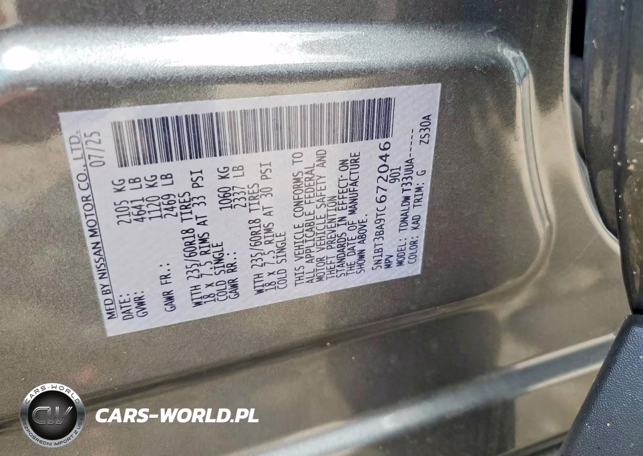 2026 Nissan Rogue Sv VIN:5N1BT3BA9TC672046 - 13