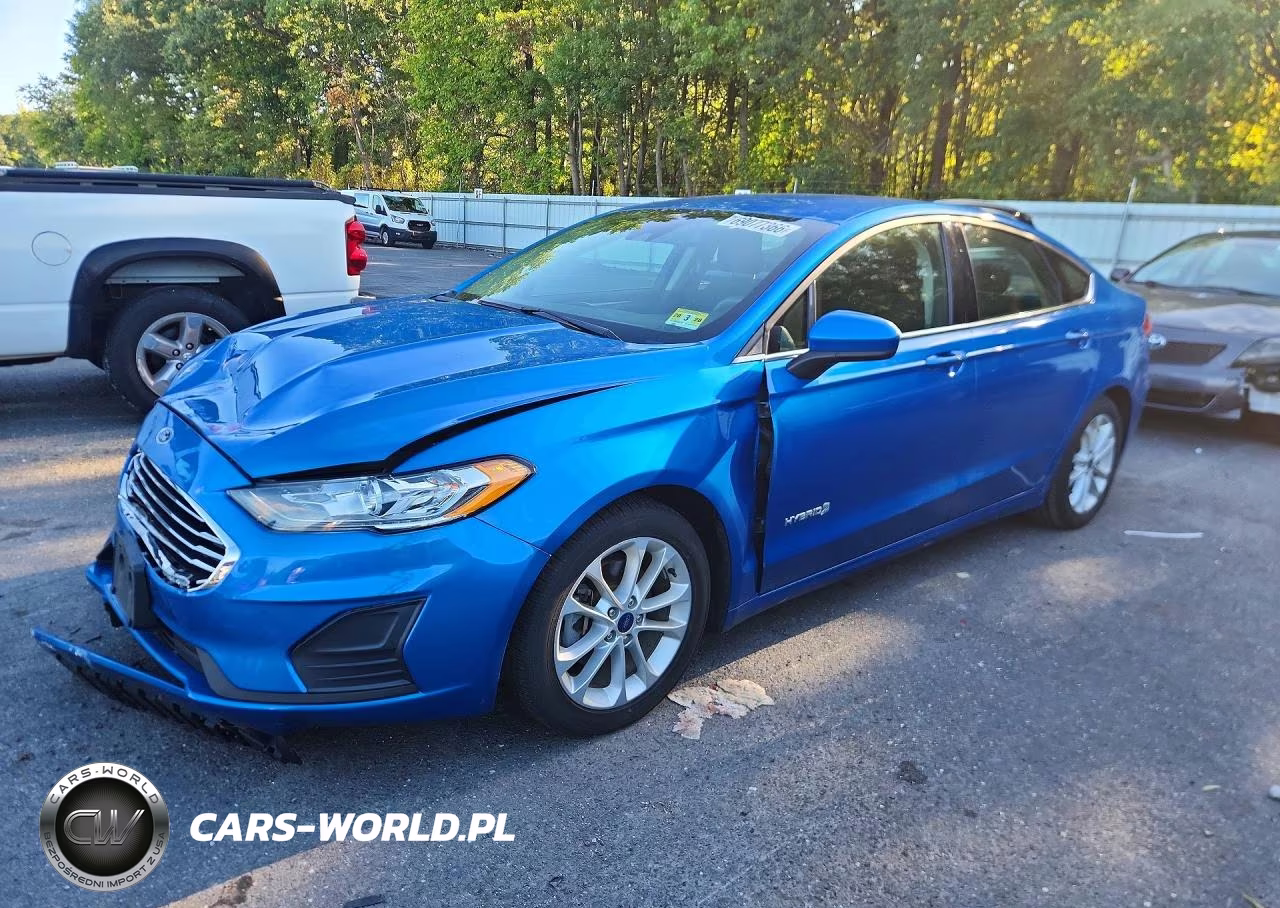 2019 Ford Fusion Se VIN:3FA6P0LU3KR158751 - 1