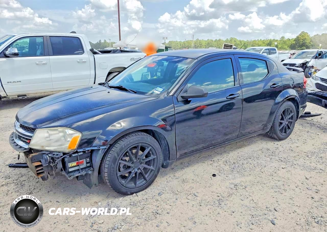 2013 Dodge Avenger Se VIN:1C3CDZAB4DN592019 - 1