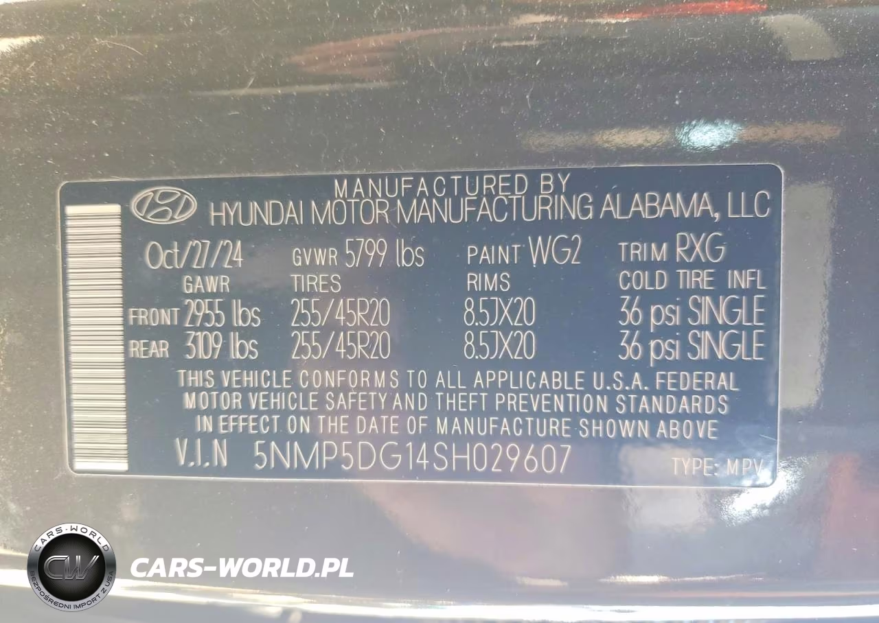2025 Hyundai Santa Fe Calligraphy VIN:5NMP5DG14SH029607 - 13