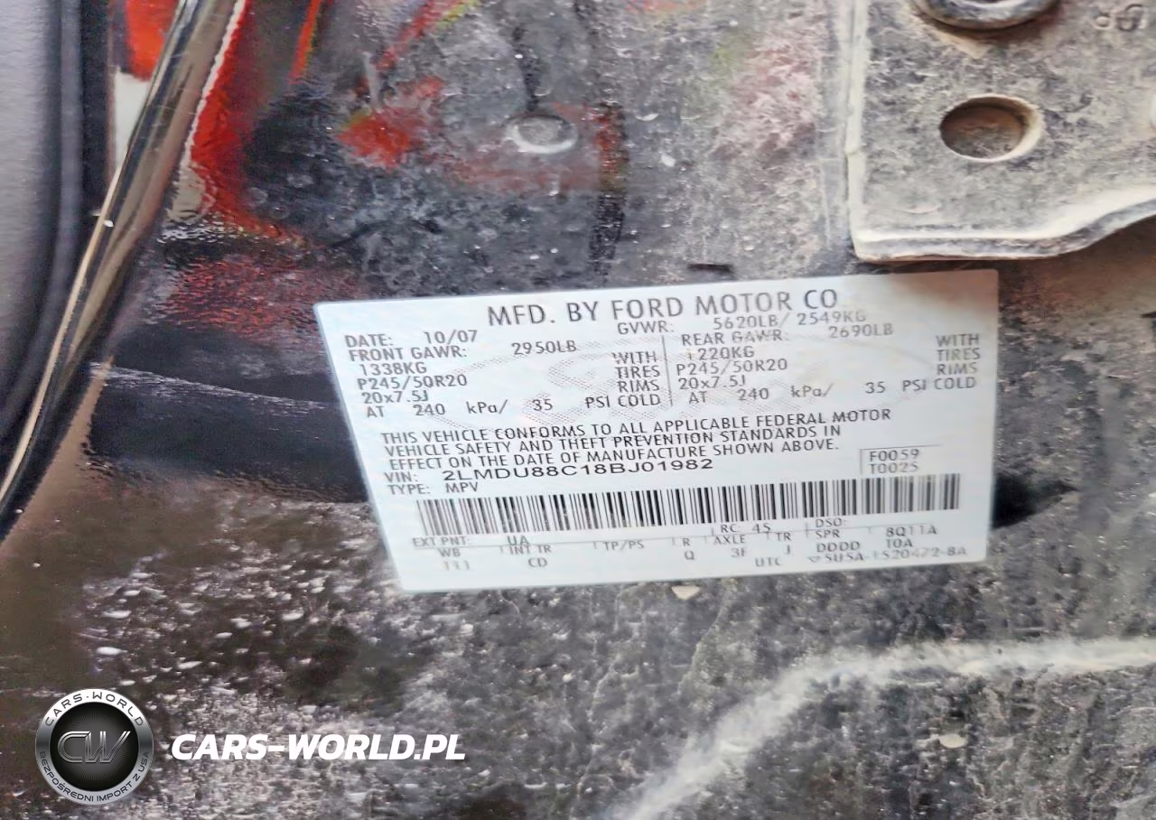 2008 Lincoln Mkx VIN:2LMDU88C18BJ01982 - 13