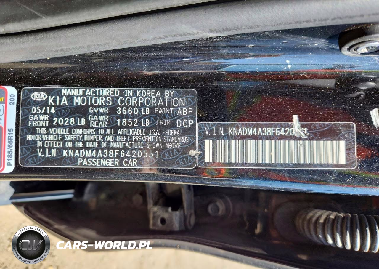 2015 Kia Rio Lx VIN:KNADM4A38F6420551 - 12