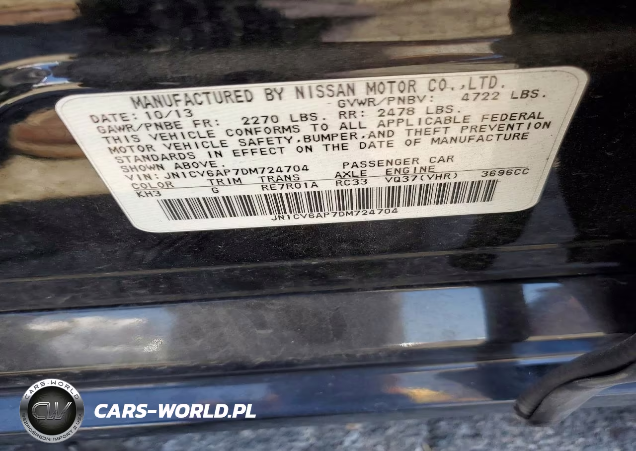 2013 Infiniti G37 Sedan Journey VIN:JN1CV6AP7DM724704 - 12