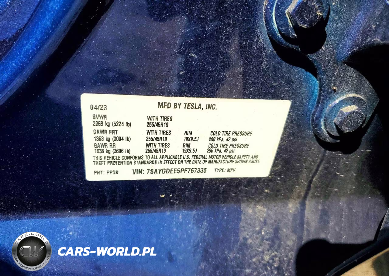 2023 Tesla Model Y VIN:7SAYGDEE5PF767335 - 13