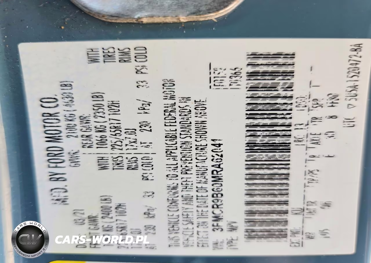 2021 Ford Bronco Sport Big Bend VIN:3FMCR9B60MRA62041 - 13