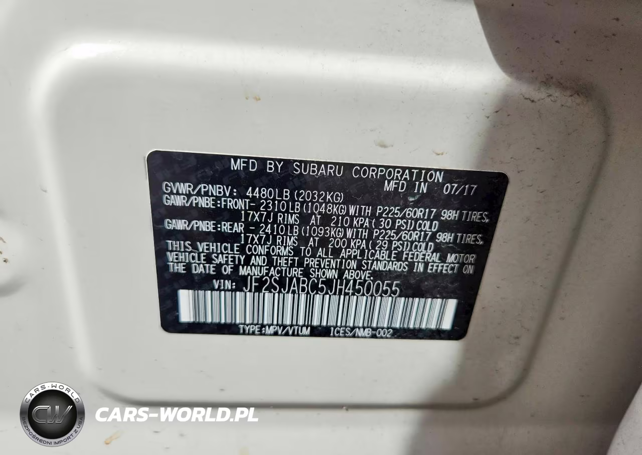 2018 Subaru Forester 2.5I VIN:JF2SJABC5JH450055 - 14