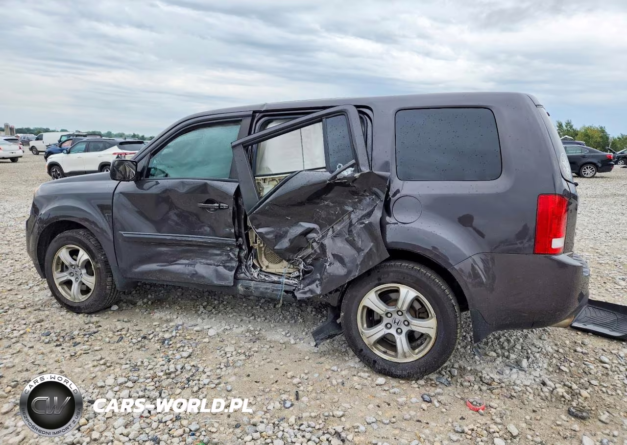 2012 Honda Pilot Exl VIN:5FNYF4H58CB031169 - 2