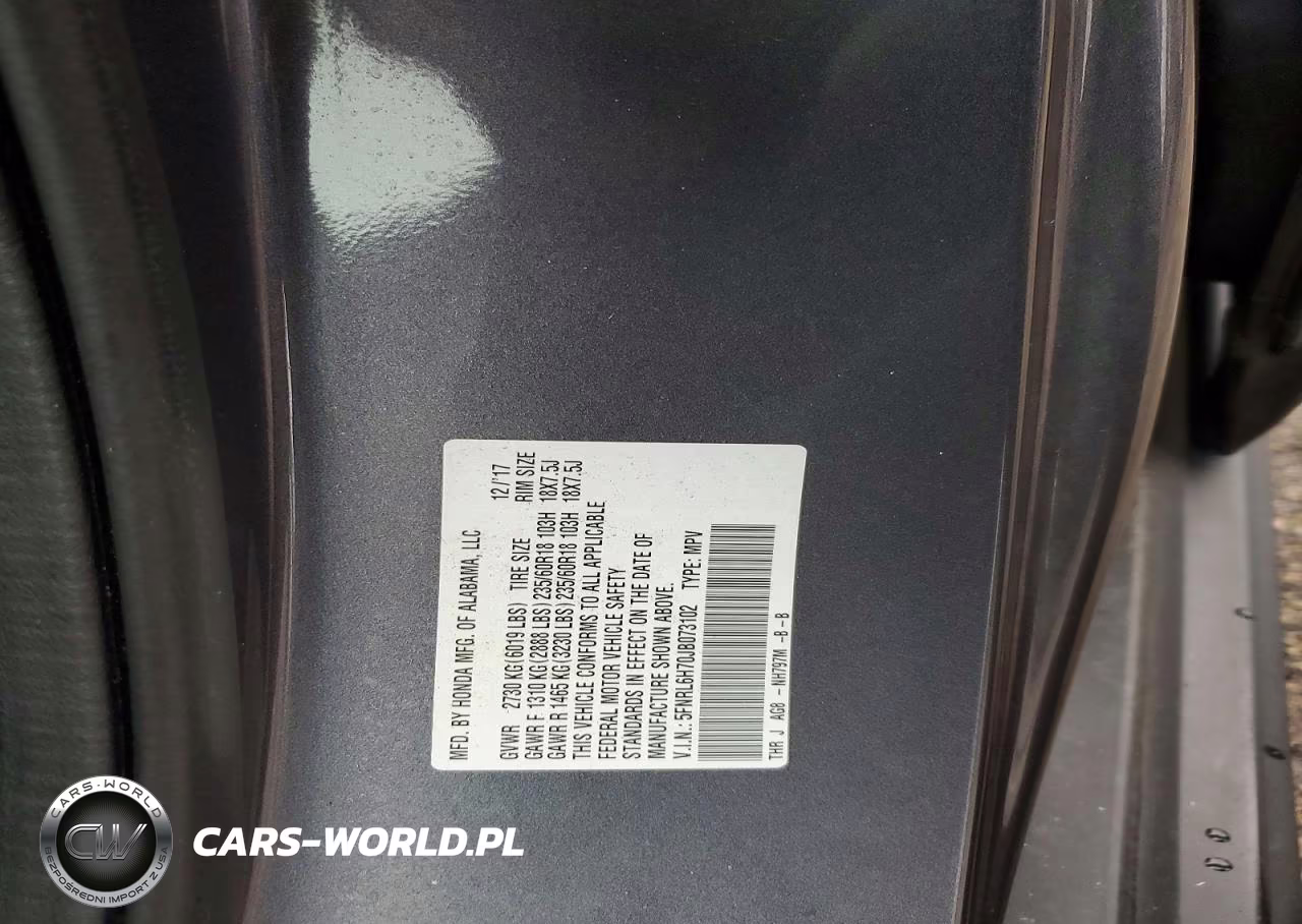 2018 Honda Odyssey Exl VIN:5FNRL6H70JB073102 - 13