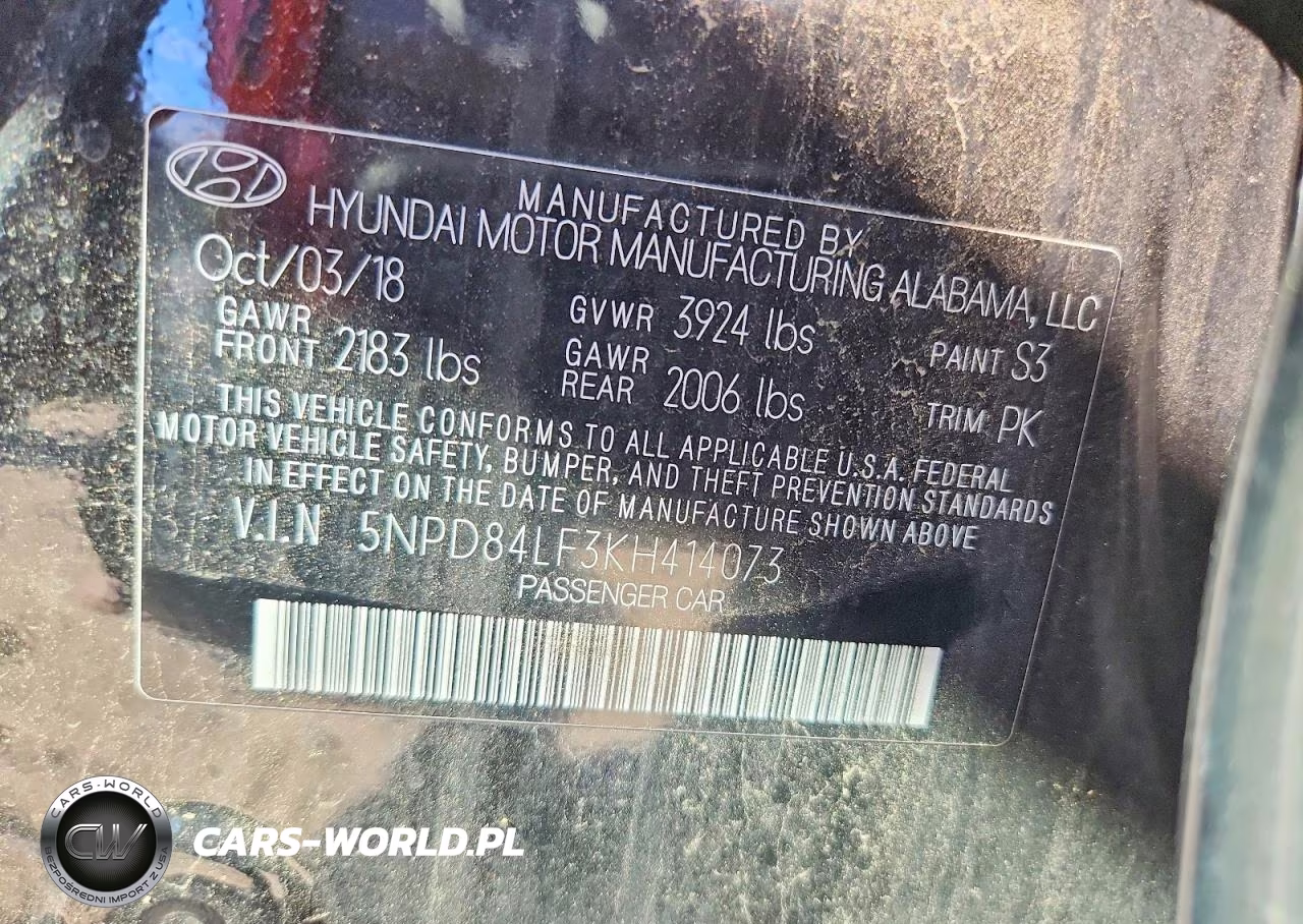 2019 Hyundai Elantra Value Edition VIN:5NPD84LF3KH414073 - 13