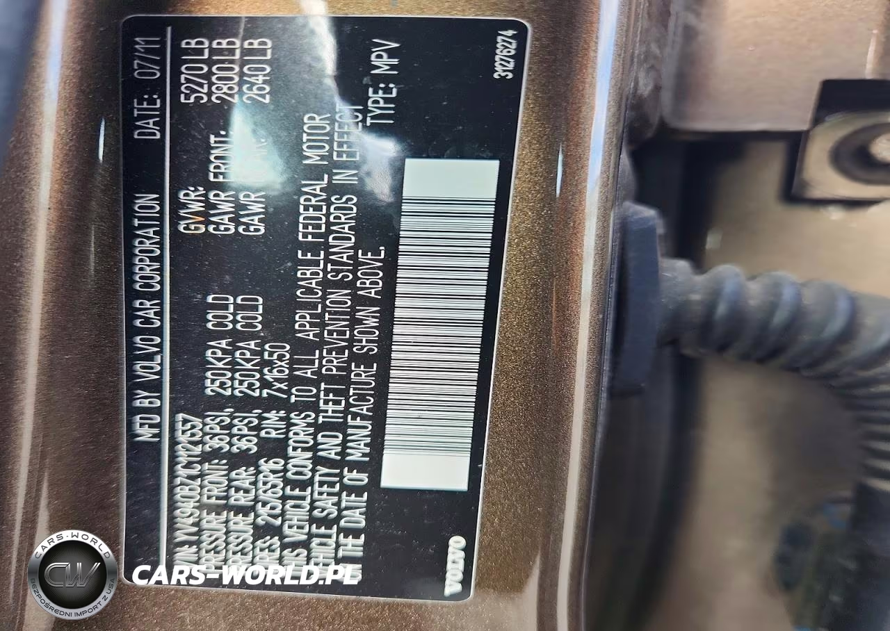 2012 Volvo Xc70 3.2 VIN:YV4940BZ1C1121557 - 12