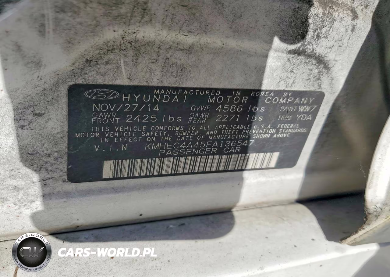 2015 Hyundai Sonata Hybrid Limited VIN:KMHEC4A45FA136547 - 12