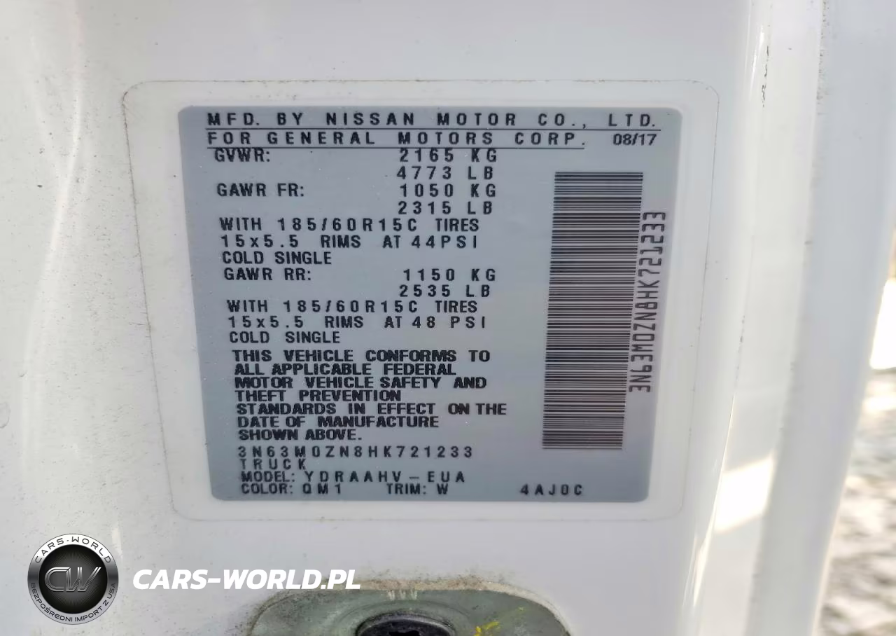 2017 Chevrolet City Express Lt Delivery Van VIN:3N63M0ZN8HK721233 - 14