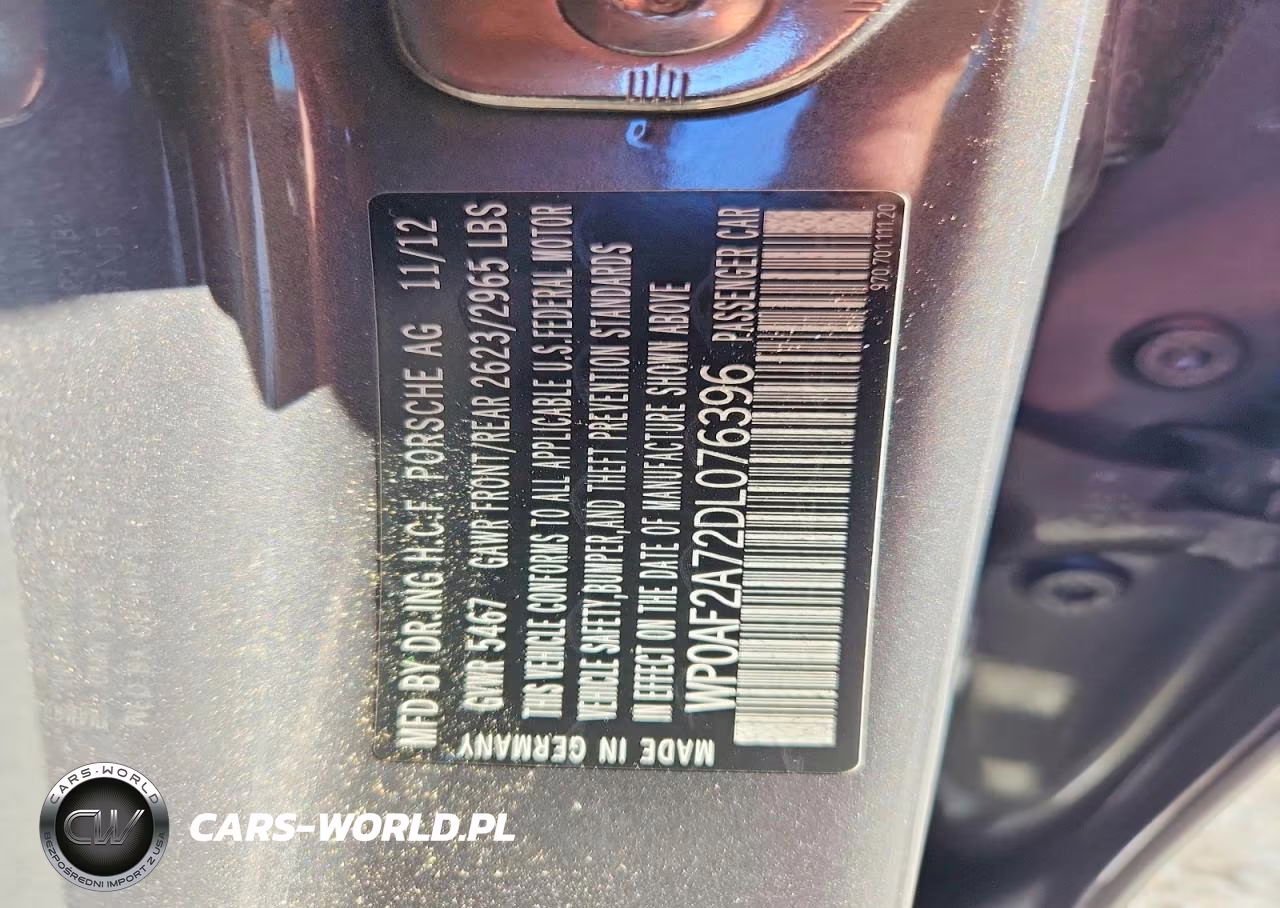 2013 Porsche Panamera Gts VIN:WP0AF2A72DL076396 - 12