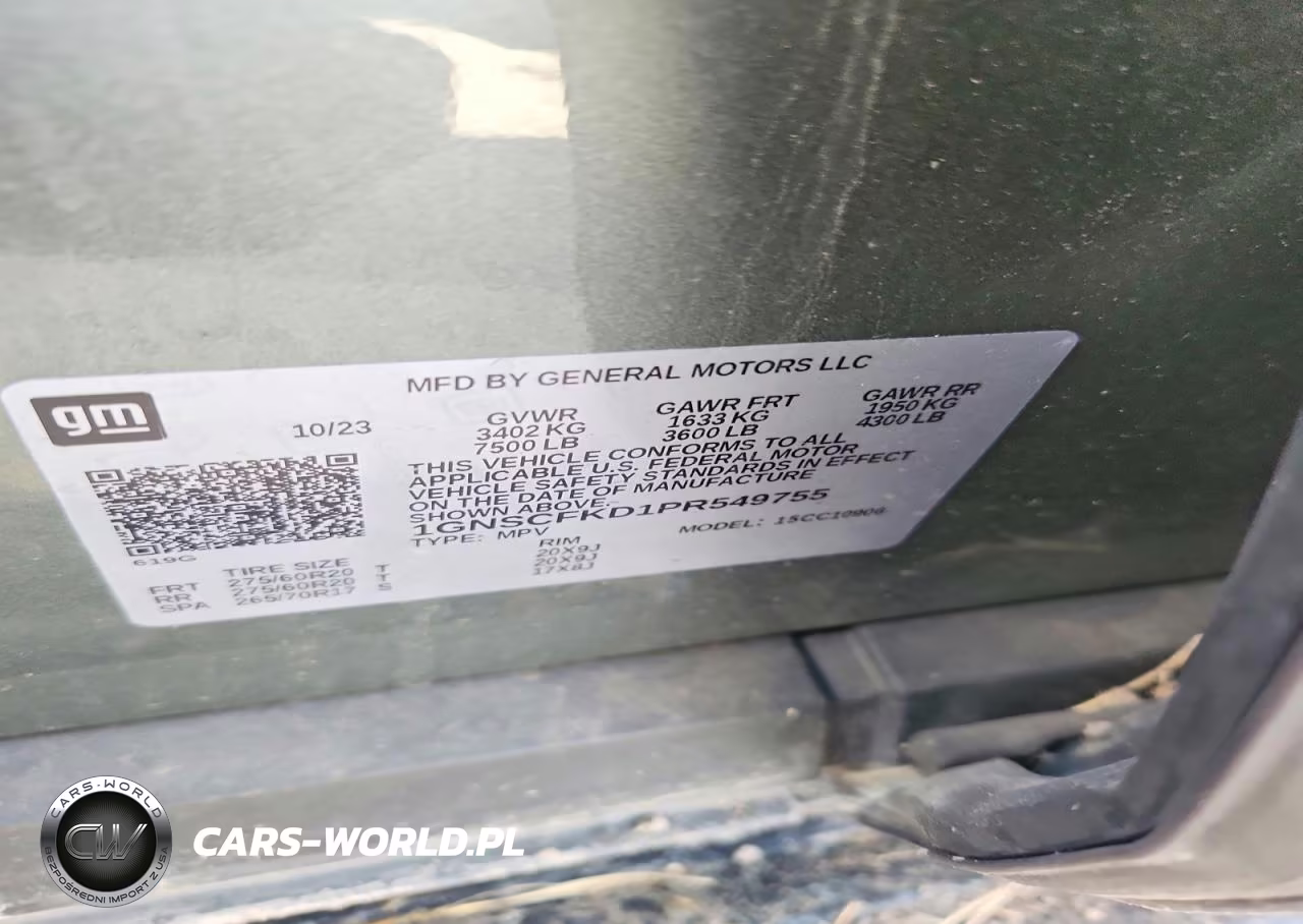 2023 Chevrolet Suburban C1500 Premier VIN:1GNSCFKD1PR549755 - 13