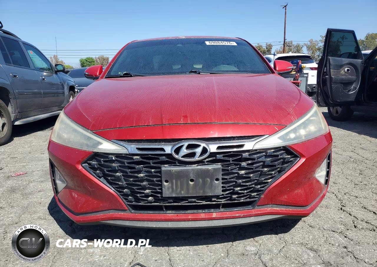 2019 Hyundai Elantra Sport VIN:KMHD04LB2KU861869 - 5