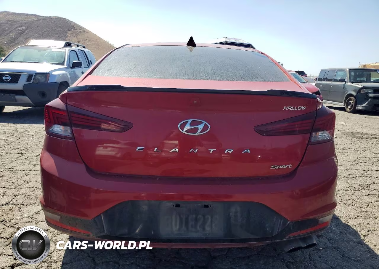 2019 Hyundai Elantra Sport VIN:KMHD04LB2KU861869 - 6