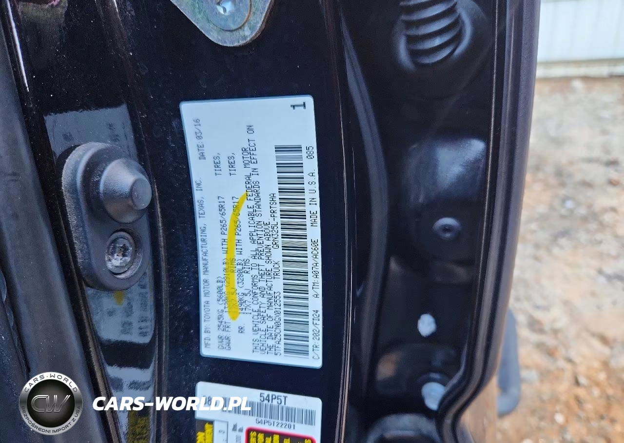 2016 Toyota Tacoma Sr5 V6 VIN:5TFAZ5CN0GX012553 - 12