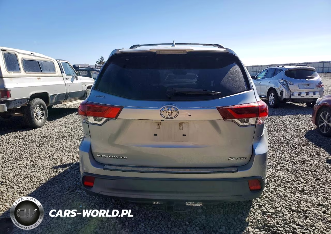 2019 Toyota Highlander Se VIN:5TDJZRFH7KS956085 - 6