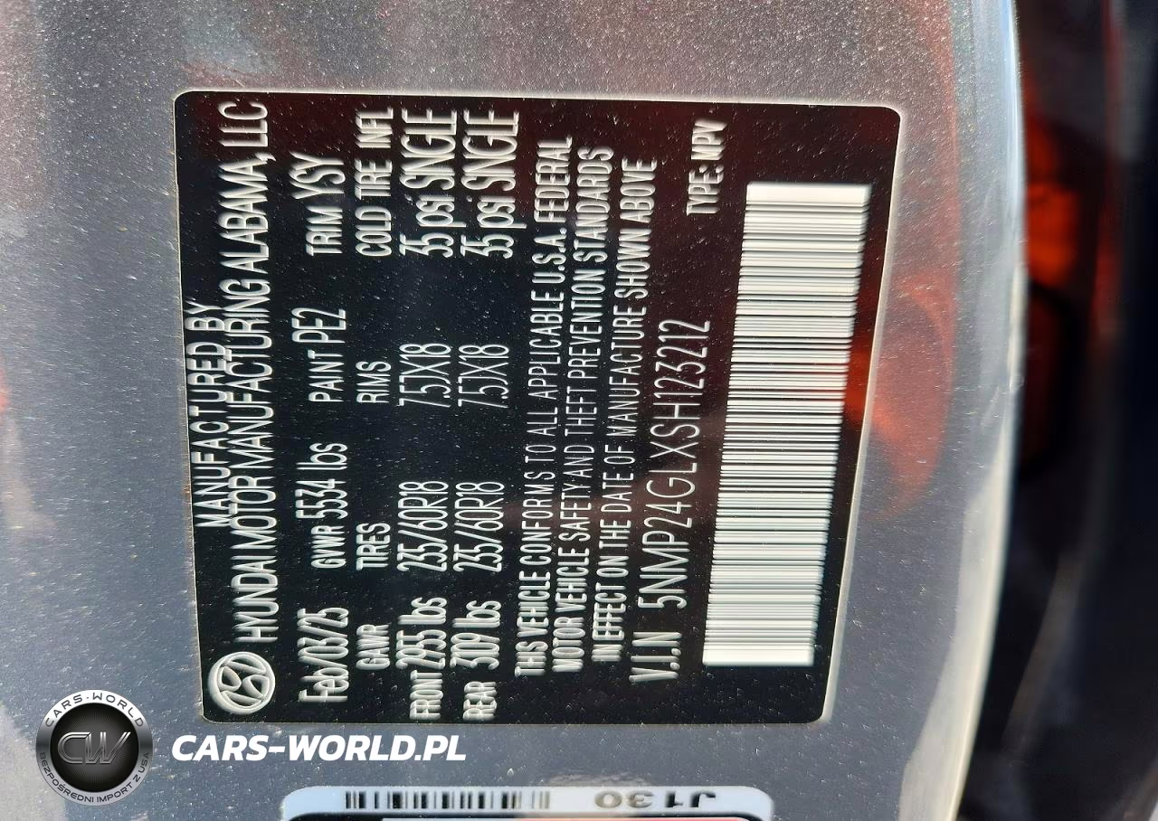 2025 Hyundai Santa Fe Sel VIN:5NMP24GLXSH123212 - 14