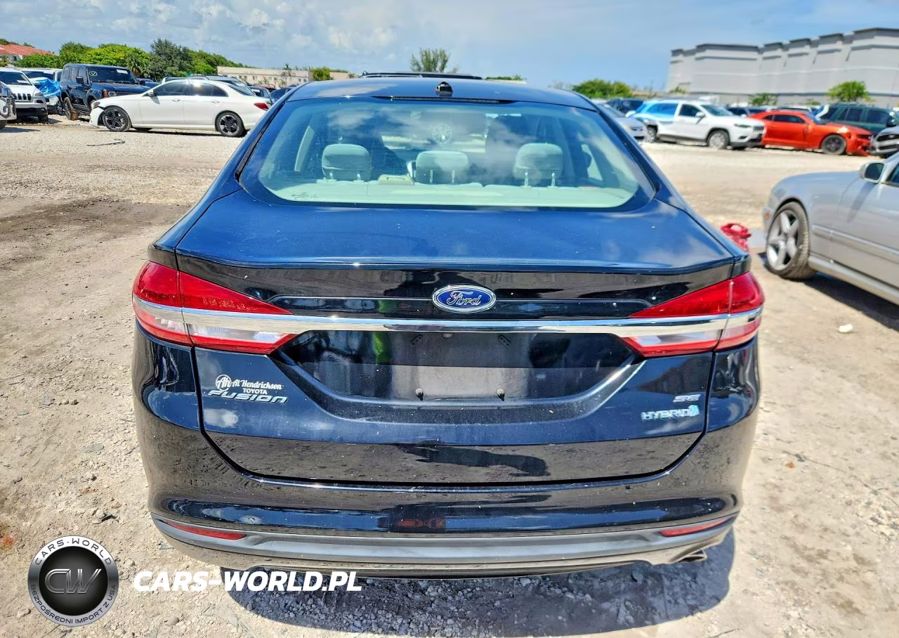 2018 Ford Fusion Se Hybrid VIN:3FA6P0LU4JR219412 - 6