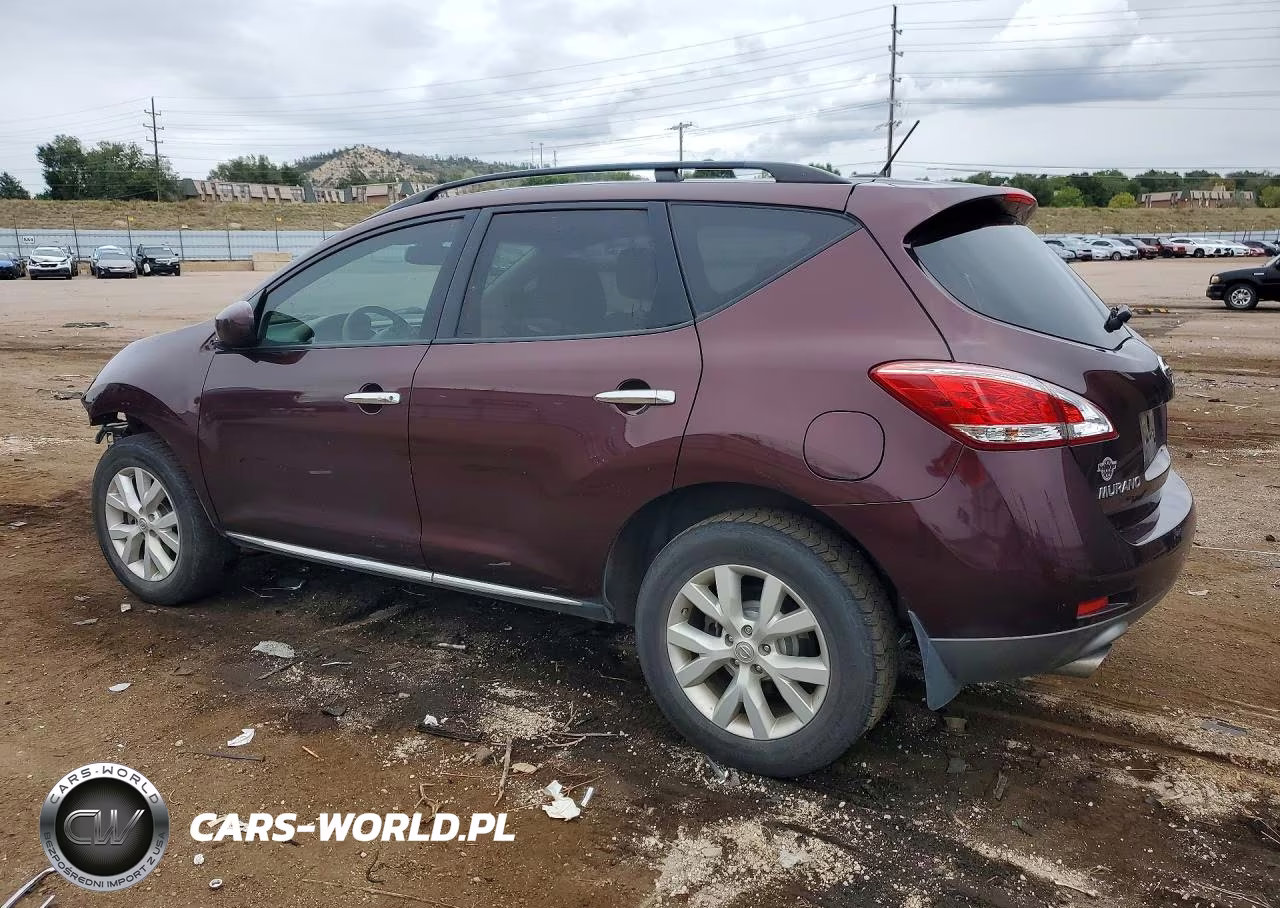 2013 Nissan Murano S VIN:JN8AZ1MW6DW312426 - 2
