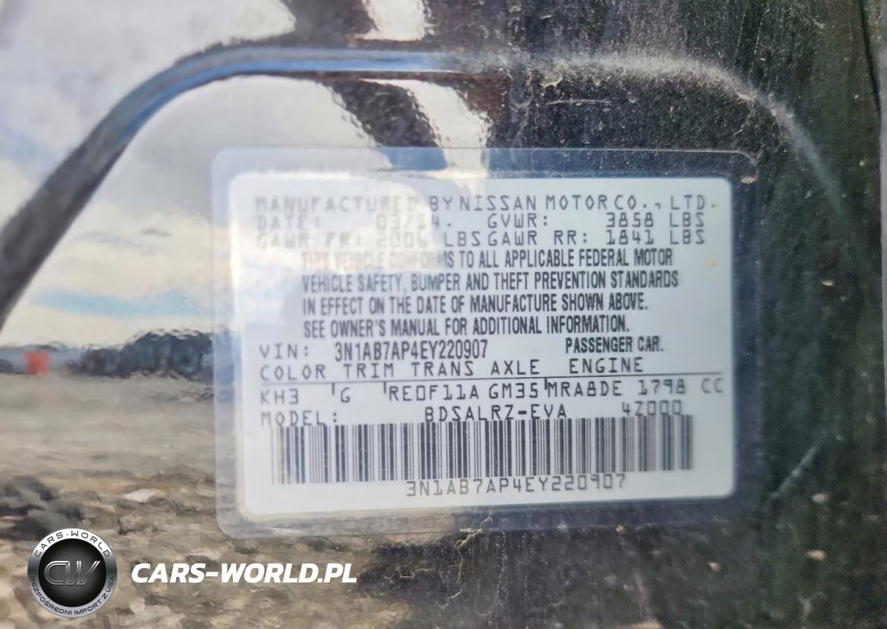 2014 Nissan Sentra Sr VIN:3N1AB7AP4EY220907 - 13