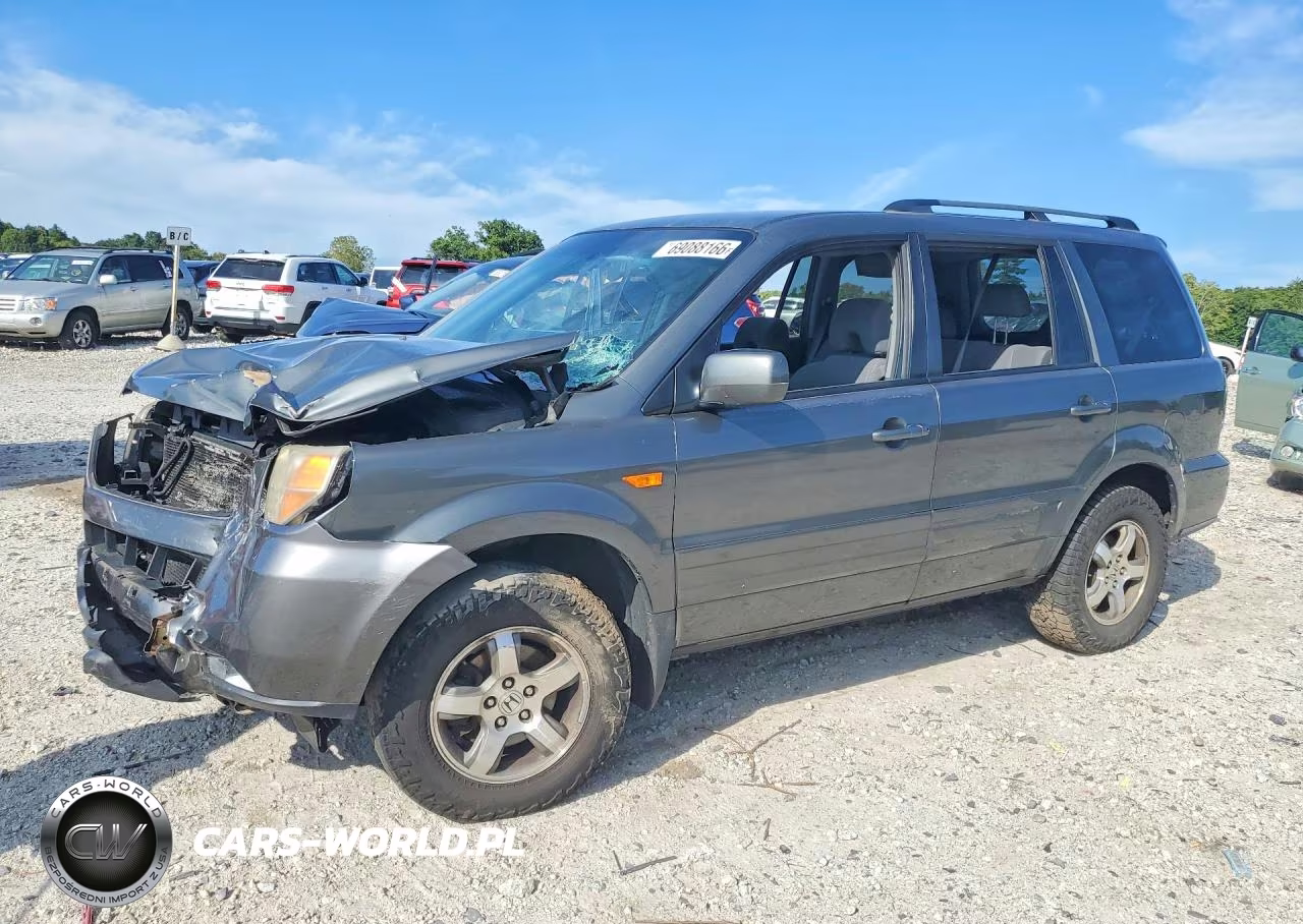 2007 Honda Pilot Ex VIN:5FNYF18417B020056 - 1