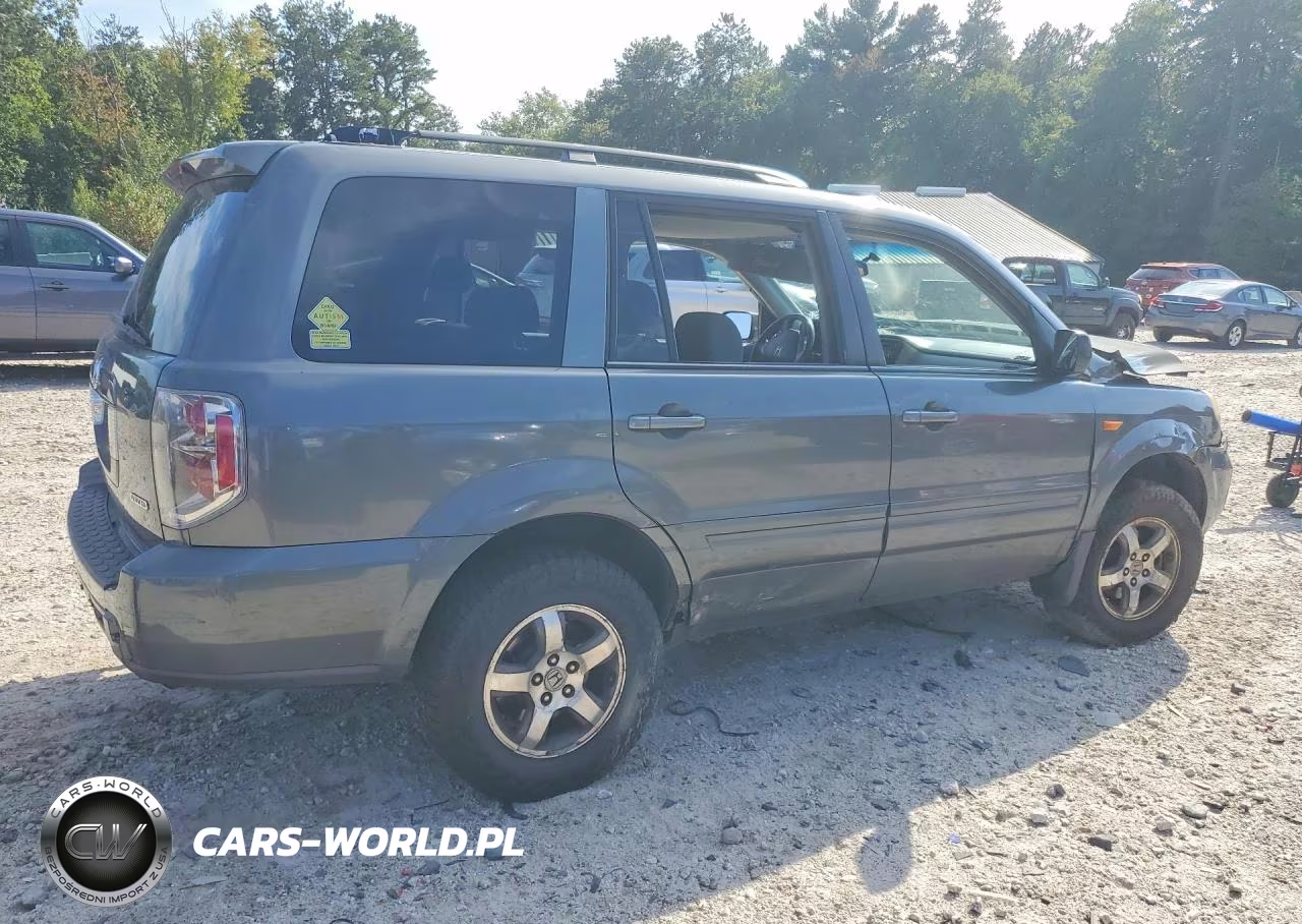 2007 Honda Pilot Ex VIN:5FNYF18417B020056 - 3