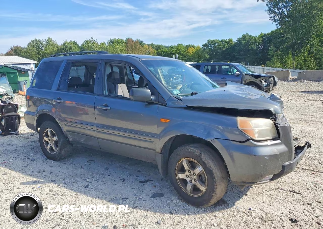 2007 Honda Pilot Ex VIN:5FNYF18417B020056 - 4