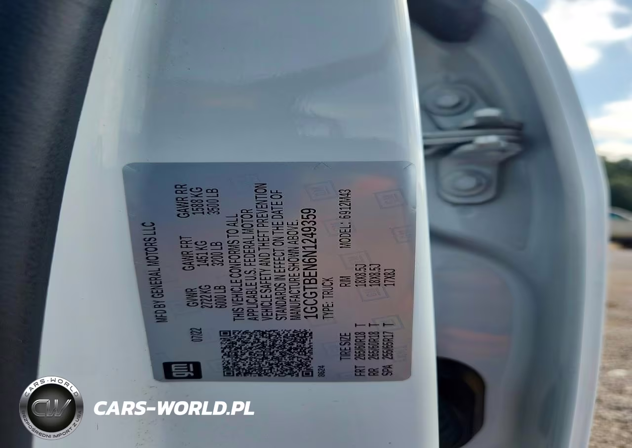 2022 Chevrolet Colorado VIN:1GCGTBEN6N1249359 - 12
