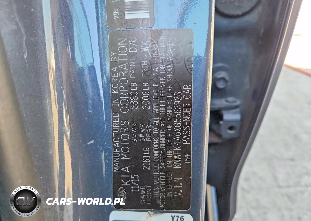 2016 Kia Forte Lx VIN:KNAFK4A6XG5563923 - 12