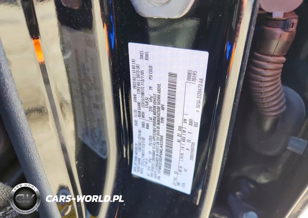 2021 Ford Bronco Base VIN:1FMEE5DP9MLA93595 - 12