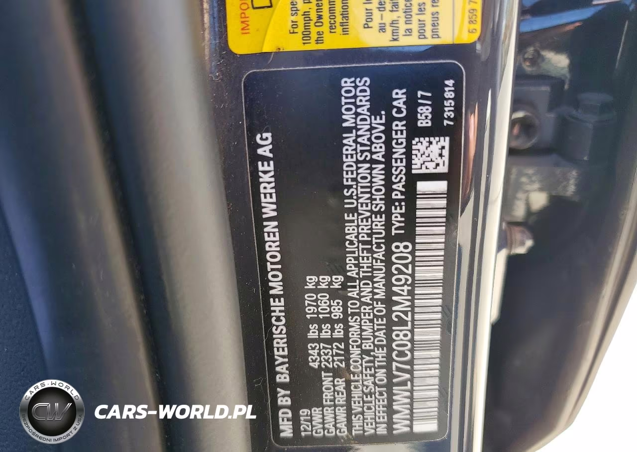2020 Mini Cooper S Clubman VIN:WMWLV7C08L2M49208 - 12
