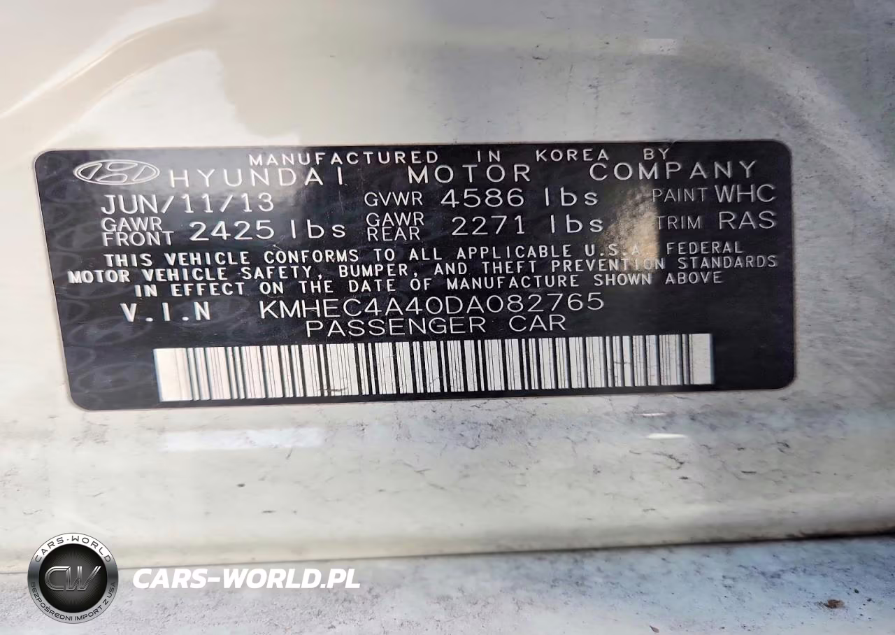 2013 Hyundai Sonata Hybrid VIN:KMHEC4A40DA082765 - 12