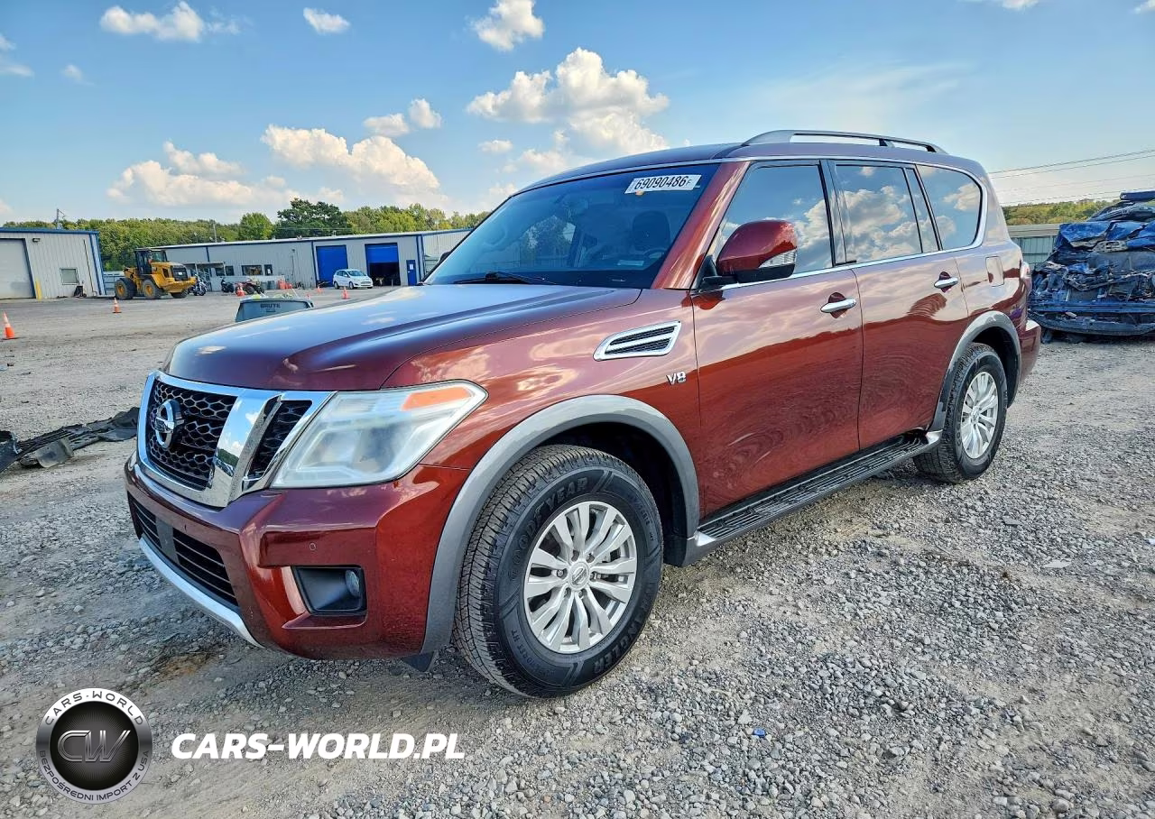 2017 Nissan Armada Sv VIN:JN8AY2ND8H9006970 - 1