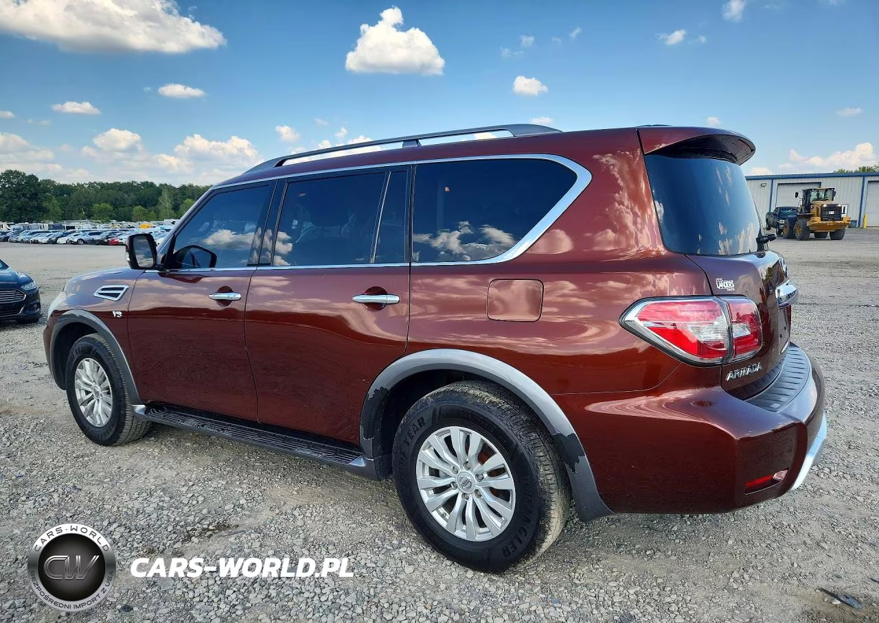2017 Nissan Armada Sv VIN:JN8AY2ND8H9006970 - 2