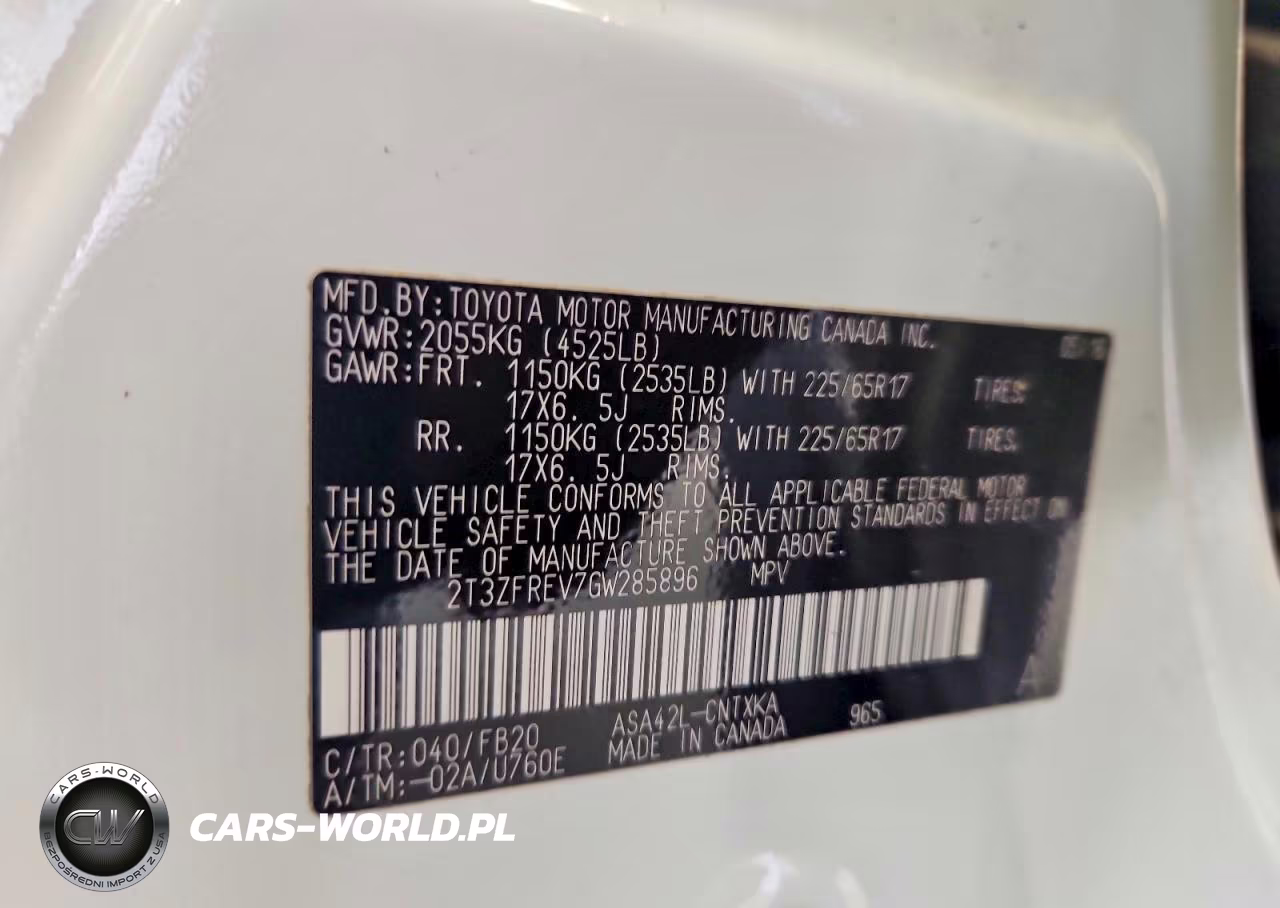 2016 Toyota Rav4 Le VIN:2T3ZFREV7GW285896 - 13