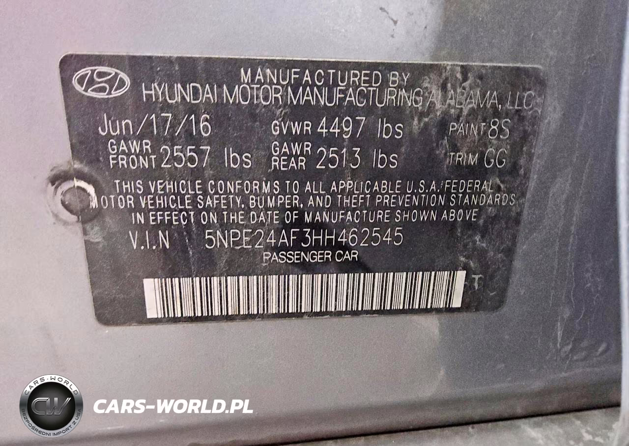 2017 Hyundai Sonata Se VIN:5NPE24AF3HH462545 - 12