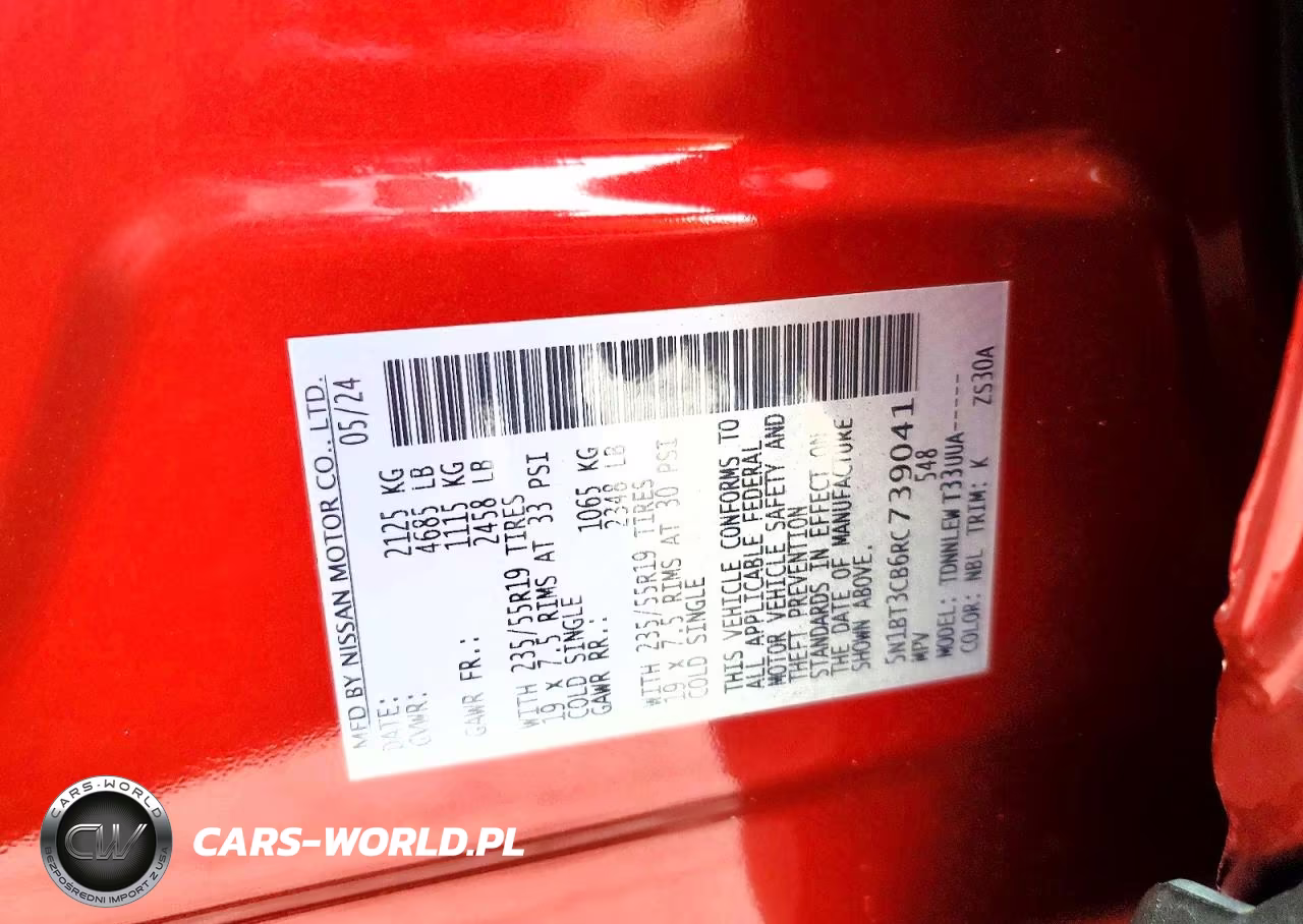 2024 Nissan Rogue Sl VIN:5N1BT3CB6RC739041 - 14