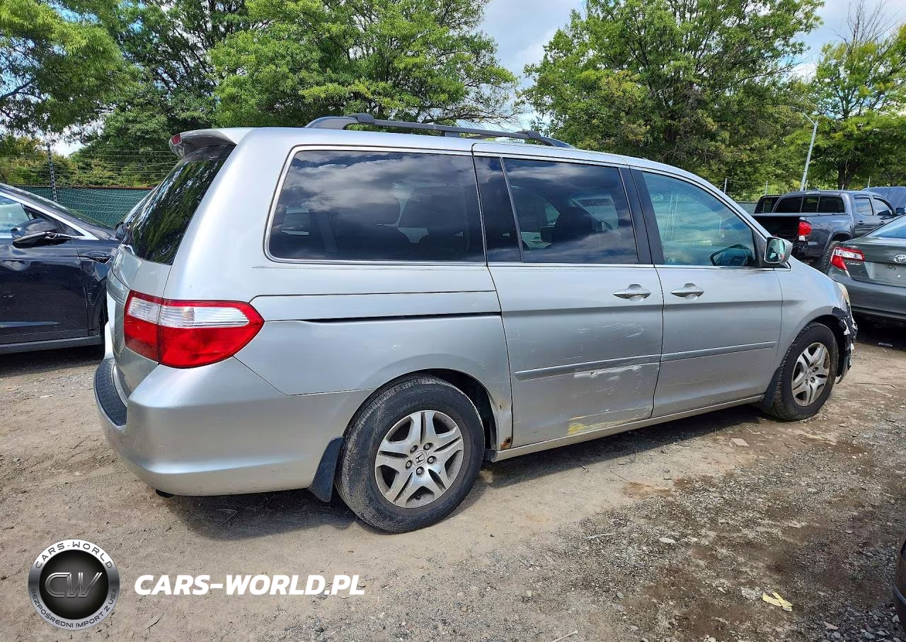 2007 Honda Odyssey Ex With Leather (With Res) VIN:5FNRL38737B414676 - 3