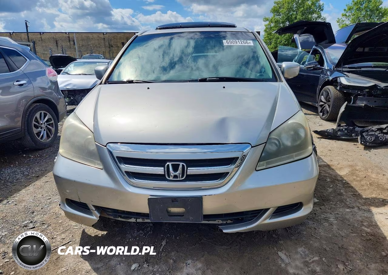 2007 Honda Odyssey Ex With Leather (With Res) VIN:5FNRL38737B414676 - 5