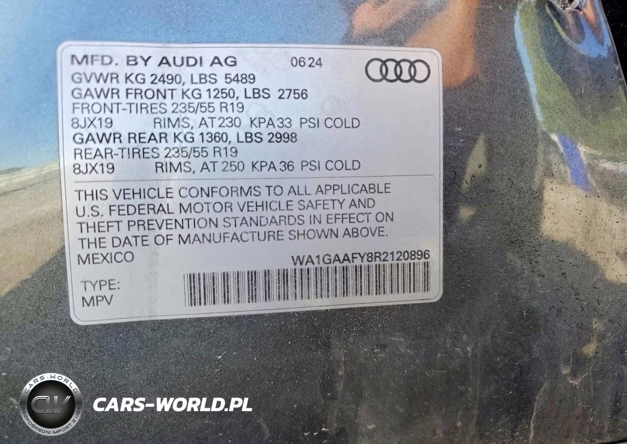2024 Audi Q5 Premium 45 VIN:WA1GAAFY8R2120896 - 13