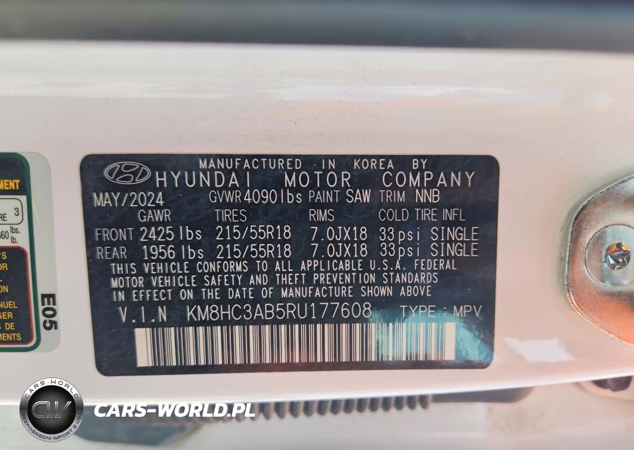 2024 Hyundai Kona Sel VIN:KM8HC3AB5RU177608 - 12