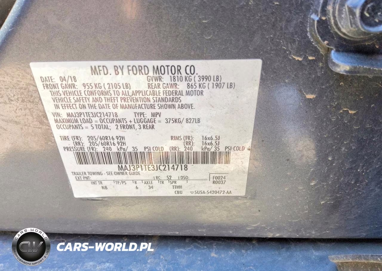 2018 Ford Ecosport Se VIN:MAJ3P1TE3JC214718 - 13