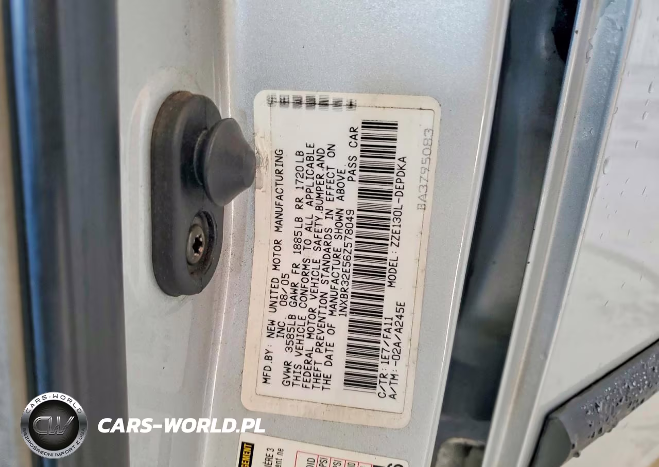 2006 Toyota Corolla Ce VIN:1NXBR32E56Z578049 - 12