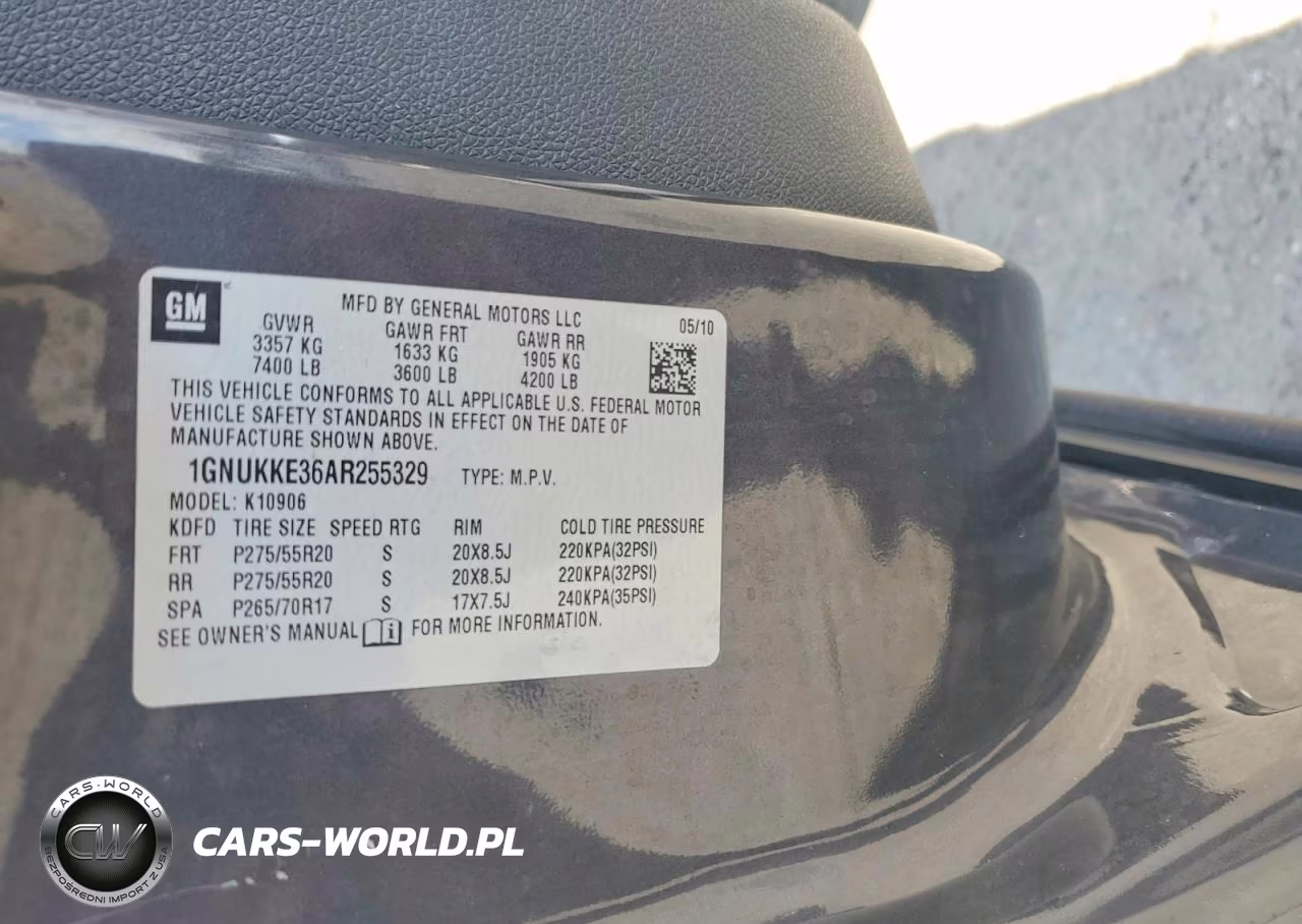 2010 Chevrolet Suburban K1500 Ltz VIN:1GNUKKE36AR255329 - 13